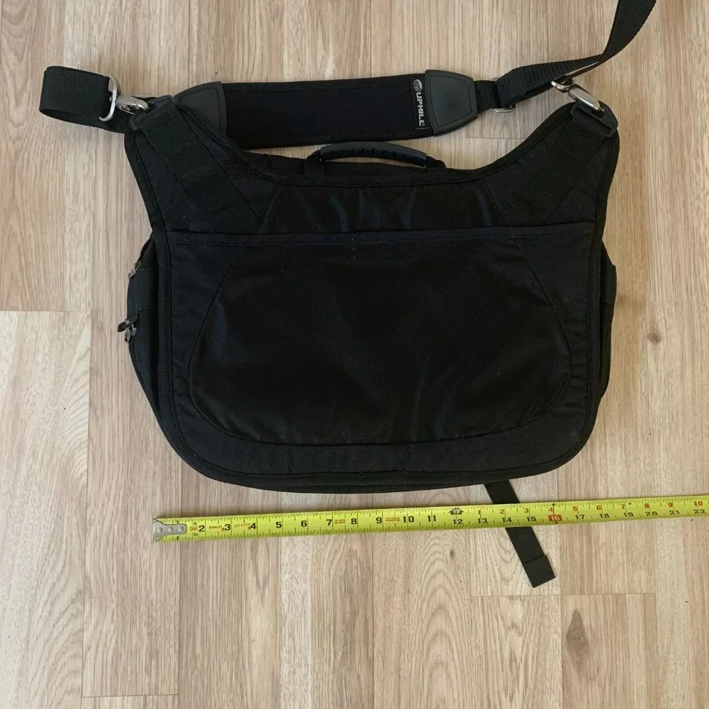 Uphill Black Laptop Bag